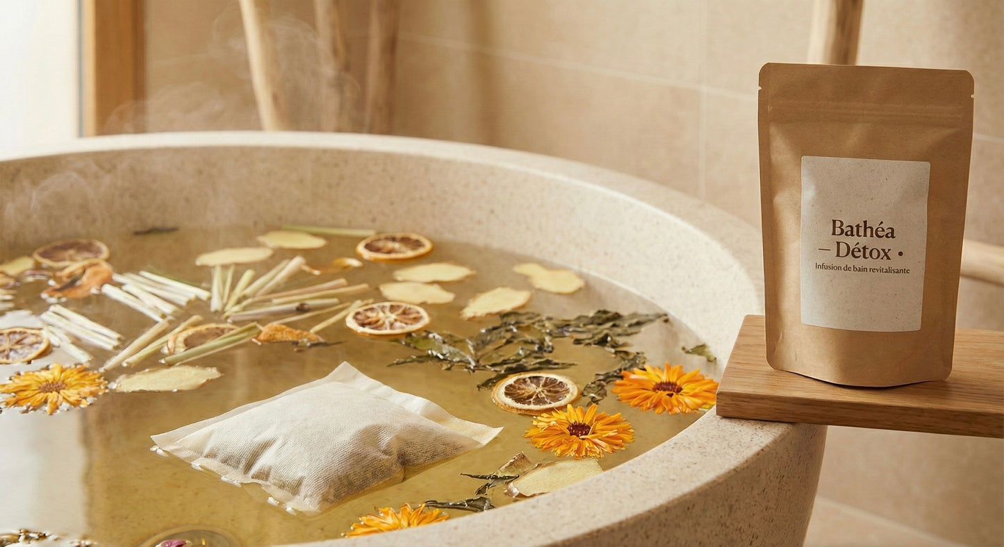Bathéa Détox – infusion de bain revitalisante